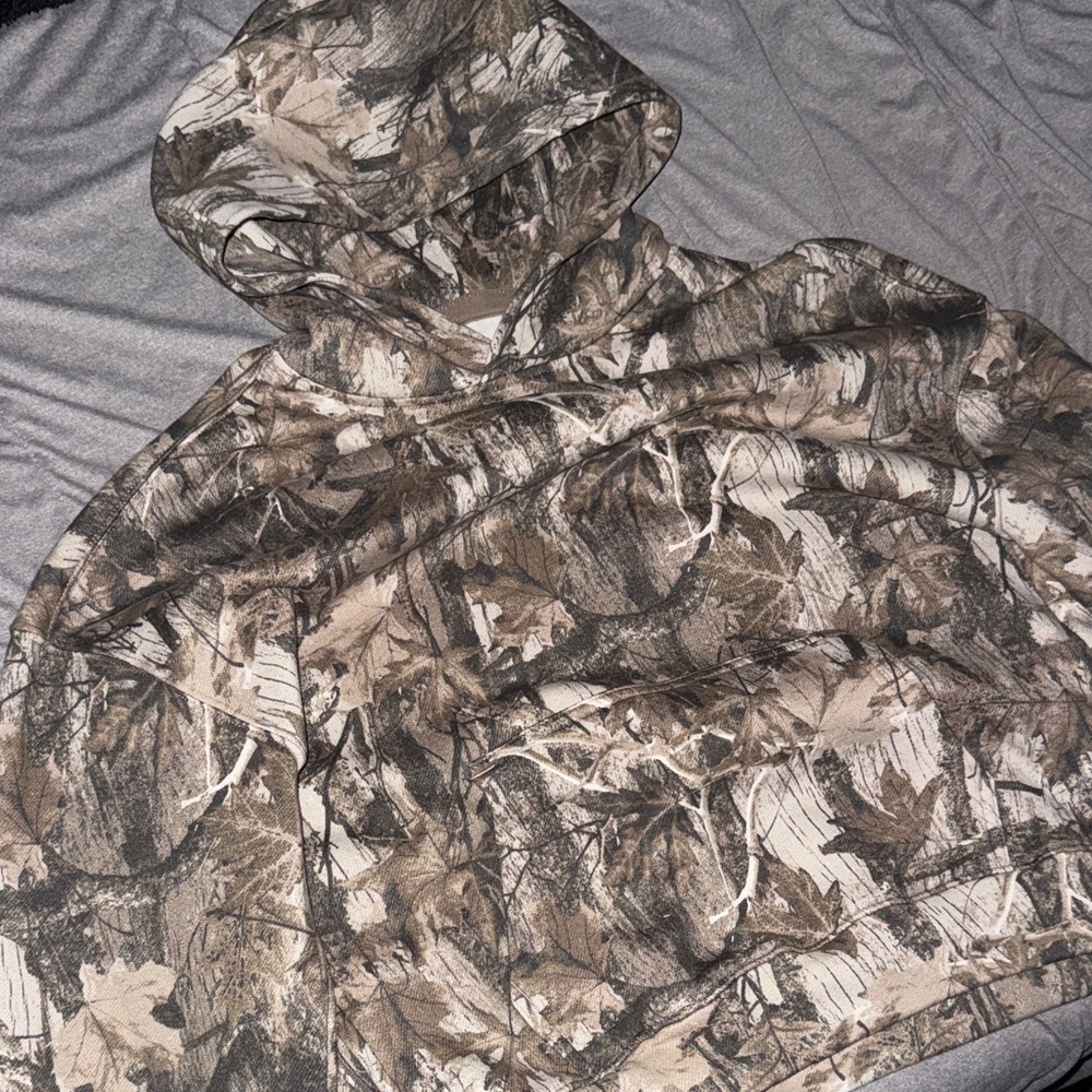 Hollister Boxy Camouflage Hoodie